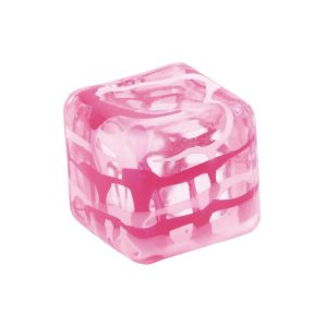 Happy Day Squishy Kubus Neon Roze
