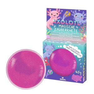 Magische Axolotl Stuiterklei - Roze & Paars